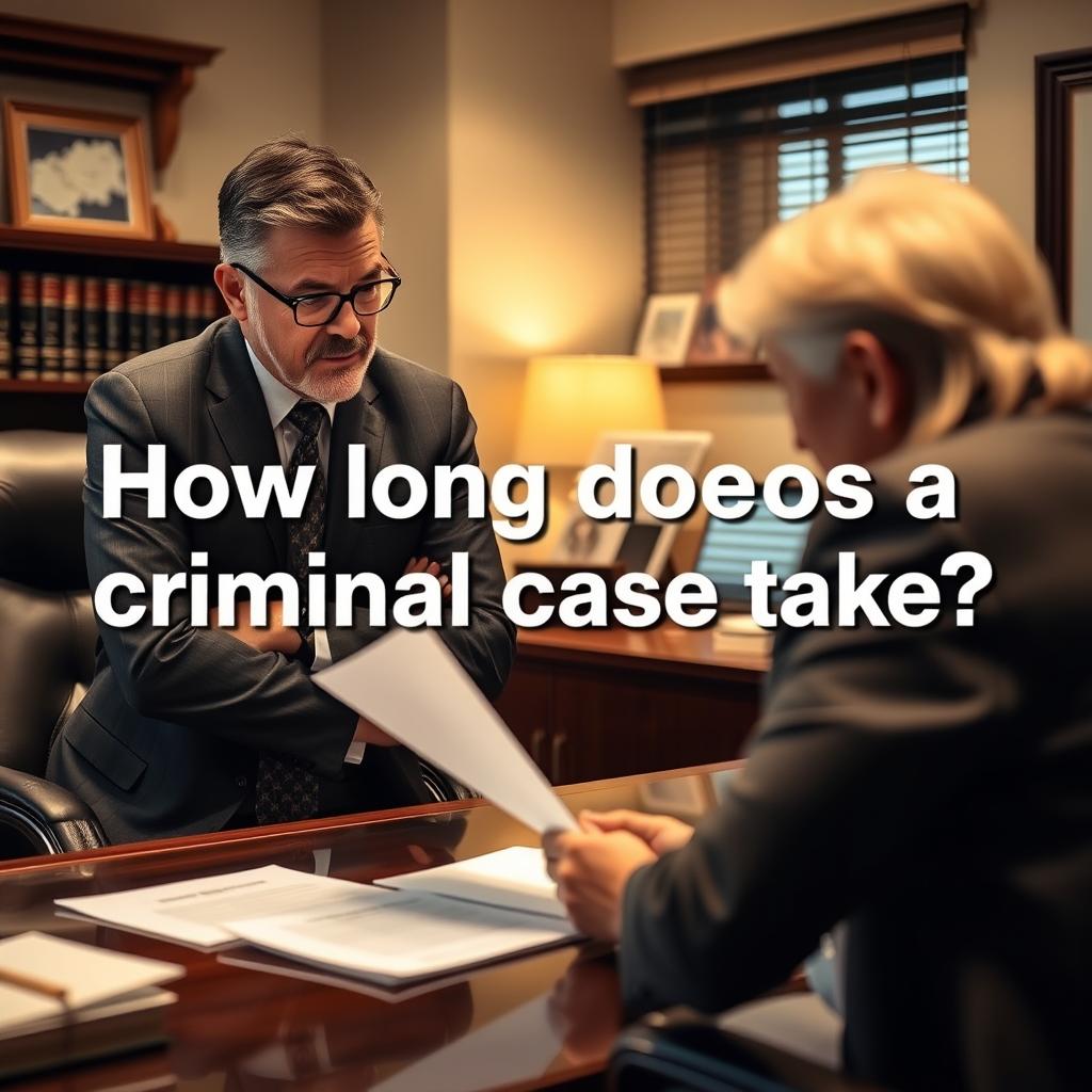 How long does a criminal case take in Erie County
