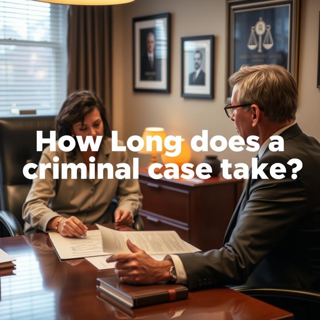 How long does a criminal case take in Lexington