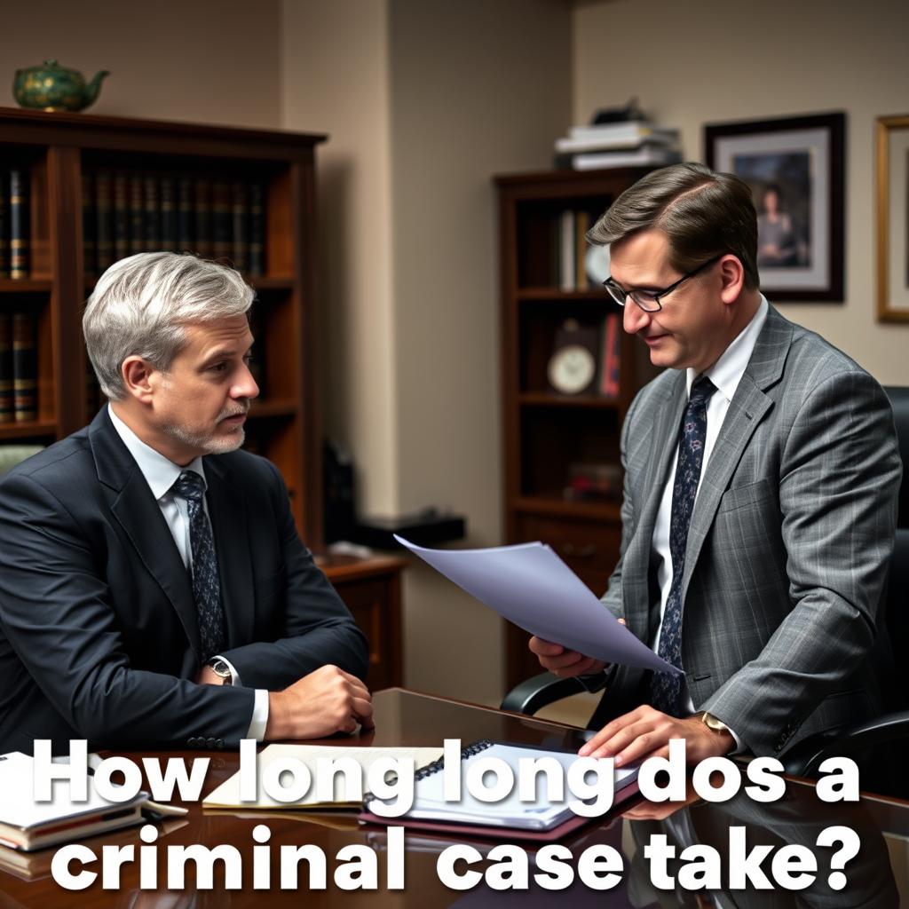 How long does a criminal case take in Shenandoah