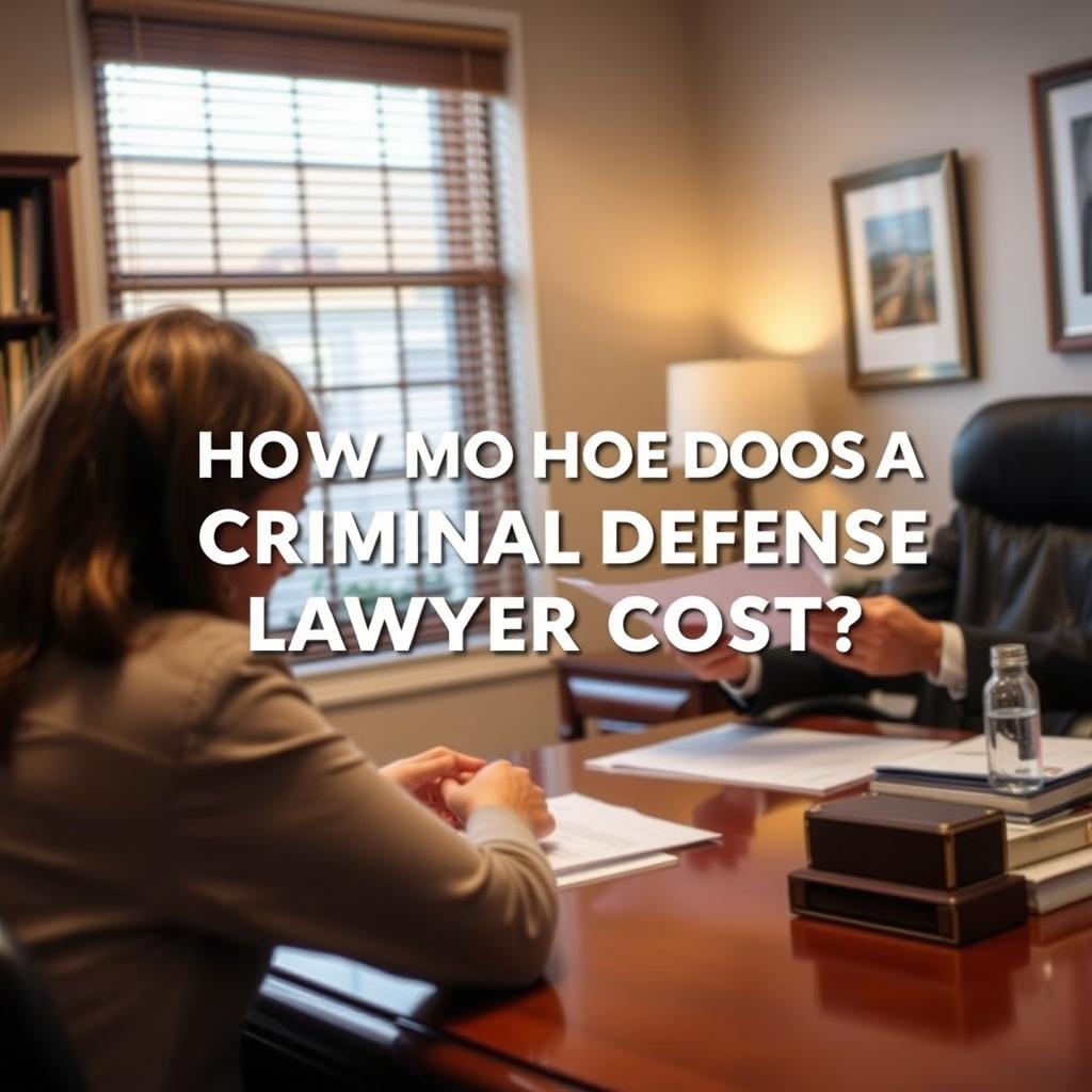 How much does a criminal defense lawyer cost in Clarke County