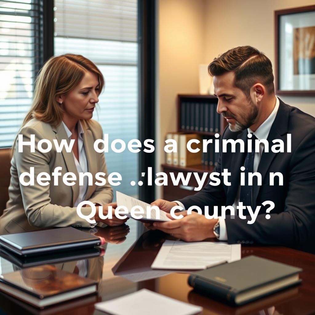 How much does a criminal defense lawyer cost in Queens County