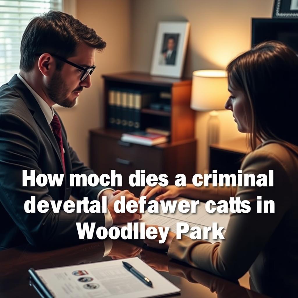 How much does a criminal defense lawyer cost in Woodley Park