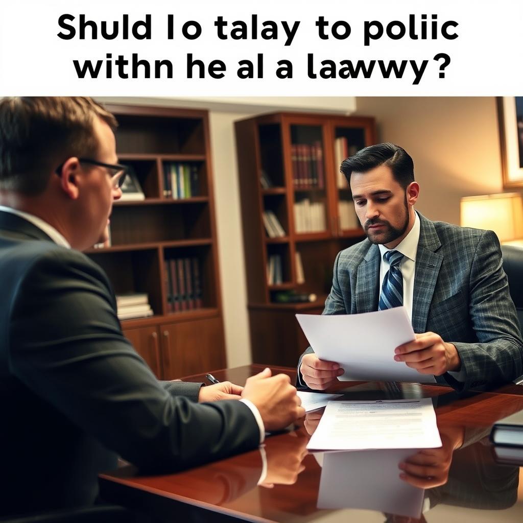 Should I talk to police without a lawyer in New Jersey
